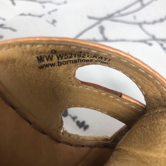 Born Leather Strap Wedge Sandles - Picture 10 of 11